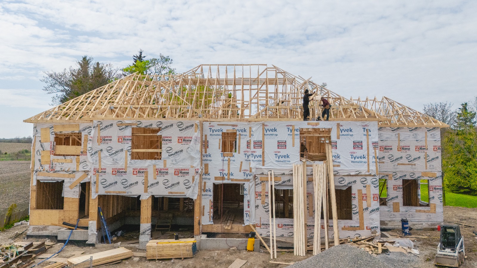 Framing a House in Puslinch